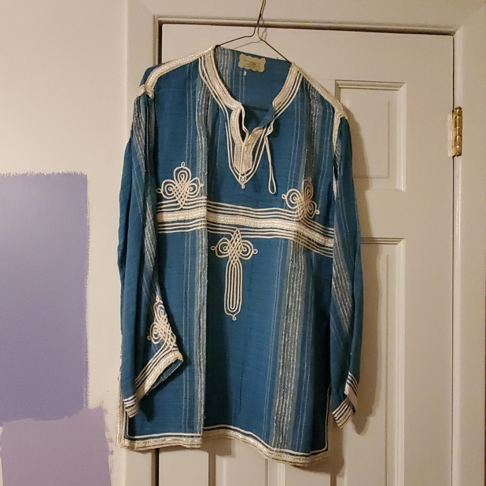Vintage Victors Long Sleeved Cotton Tunic